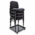 Stacking Chair Dolly, Metal, 320 lb Capacity, 22.44