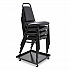 Stacking Chair Dolly, Metal, 320 lb Capacity, 22.44