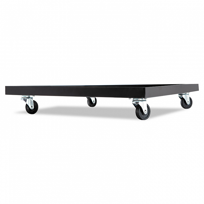 Stacking Chair Dolly, Metal, 320 lb Capacity, 22.44" x 22.44" x 3.93", Black (SCCART)