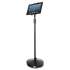 Kantek Floor Stand for iPad and Other Tablets, Black (TS890)