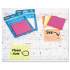 Redi-Tag Transparent Film Sticky Notes, 3 x 3, Neon Pink, 50-Sheets/Pad (23774)