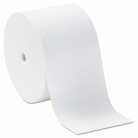 Coreless Bath Tissue, Septic Safe, 2-Ply, White, 1,125 Sheets/Roll, 18 Rolls/Carton (19372)