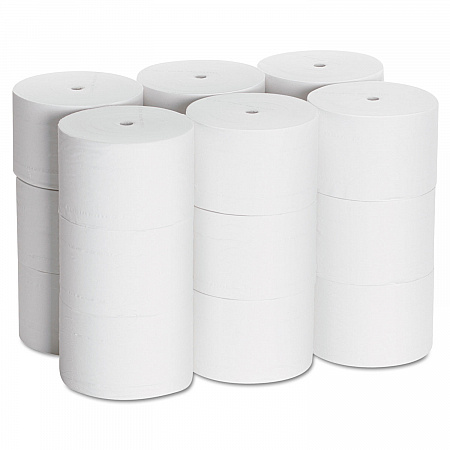 Coreless Bath Tissue, Septic Safe, 2-Ply, White, 1,125 Sheets/Roll, 18 Rolls/Carton (19372)
