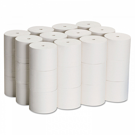 Compact Coreless Bath Tissue, Septic Safe, 2-Ply, White, 1,000 Sheets/Roll, 36 Rolls/Carton (19375)