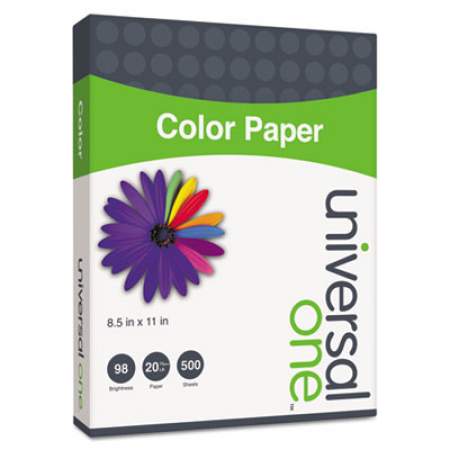 Universal Deluxe Colored Paper, 20lb, 8.5 x 11, Blue, 500/Ream (11202)