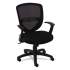 OIF Swivel/Tilt Mesh Mid-Back Task Chair, Supports Up to 250 lb, 17.91" to 21.45" Seat Height, Black (VS4717)