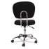 OIF Mesh Task Chair, Supports Up to 250 lb, 17.13" to 20.87" Seat Height, Black Seat/Back, Chrome Base (MM4917)