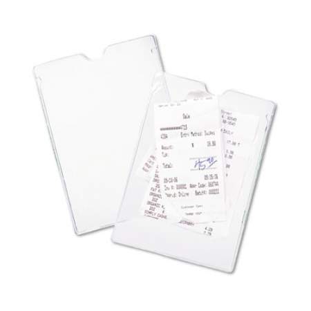 Avery Top-Load Clear Vinyl Envelopes w/Thumb Notch, 4 x 6, Clear, 10/Pack (74806)