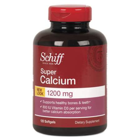 Schiff Super Calcium Softgel, 120 Count (11256)