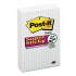 Post-it Notes Super Sticky Grid Notes, 4 x 6, White, 50-Sheet, 6/Pack (660SSGRID)