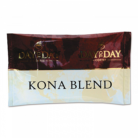 100% Pure Coffee, Kona Blend, 1.5 oz Pack, 42 Packs/Carton (23002)