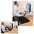 WorkFit by Ergotron WorkFit-A Sit-Stand Workstation with Suspended Keyboard, 21.5" x 11" x 37", Polished Aluminum/Black (24390026)