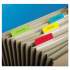 Post-it Tabs 2" Angled Tabs, 1/5-Cut Tabs, Assorted Colors, 2" Wide, 24/Pack (686AALYR)