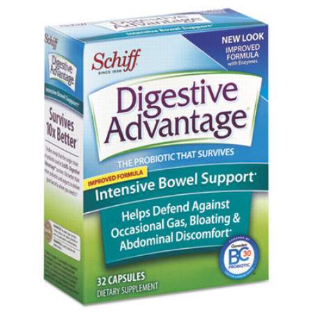 Digestive Advantage Probiotic Intensive Bowel Support Capsule, 32 Count, 36/Carton (00116)