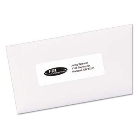 Avery EcoFriendly Mailing Labels, Inkjet/Laser Printers, 1.33 x 4, White, 14/Sheet, 100 Sheets/Pack (48462)