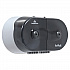 SofPull Mini Center-Pull Twin-Roll Bath Tissue Dispenser, 16.38 x 7.2 x 9.3, Smoke (56516)
