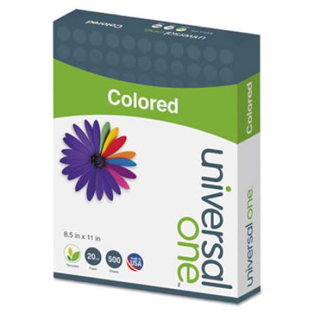 Universal Deluxe Colored Paper, 20lb, 8.5 x 11, Goldenrod, 500/Ream (11205)