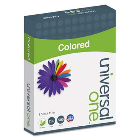 Universal Deluxe Colored Paper, 20lb, 8.5 x 11, Goldenrod, 500/Ream (11205)