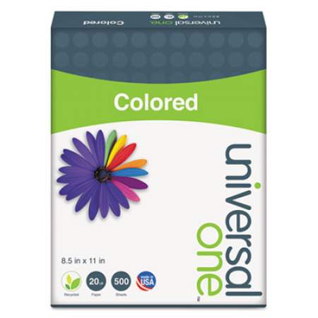 Universal Deluxe Colored Paper, 20lb, 8.5 x 11, Blue, 500/Ream (11202)