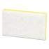 Scotch-Brite PROFESSIONAL Light-Duty Scrubbing Sponge, #63, 3.6 x 6.1, 0.7" Thick, Yellow/White, 20/Carton (08251)