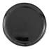 WNA Designerware Plastic Plates, 6 Inches, Black, Round, 10/pack (DWP6180BK)