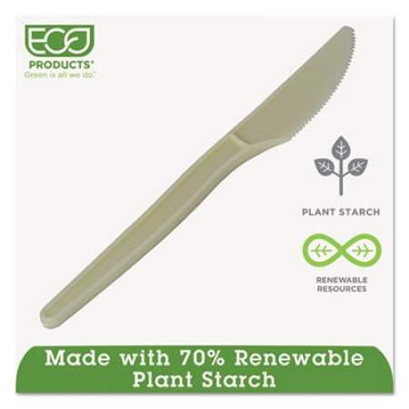 Eco-Products PLANT STARCH KNIFE - 7", 50/PACK, 20 PACK/CARTON (EPS001CT)