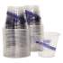 Eco-Products BlueStripe 25% Recycled Content Cold Cups Convenience Pack, 9 oz, Clear/Blue, 50/Pack (EPCR9PK)