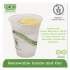 Eco-Products GreenStripe Renewable and Compostable Cold Cups, 12 oz, Clear, 50/Pack, 20 Packs/Carton (EPCC12GS)