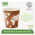 Eco-Products World Art Renewable and Compostable Hot Cups, 10 oz, 50/Pack, 20 Packs/Carton (EPBHC10WA)