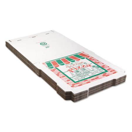 ARVCO Corrugated Pizza Boxes, 28 x 28, Brown/White, 25/Carton (9284393)