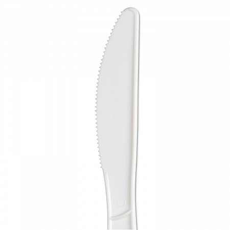 SmartStock Plastic Cutlery Refill, Series-B, Mediumweight Knife, White, 40/Pack, 24 Packs/Carton (SSK21P)