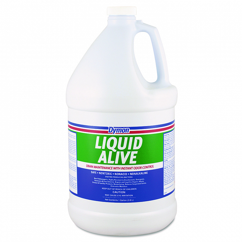 LIQUID ALIVE Enzyme Producing Bacteria, 1 gal Bottle, 4/Carton (23301)