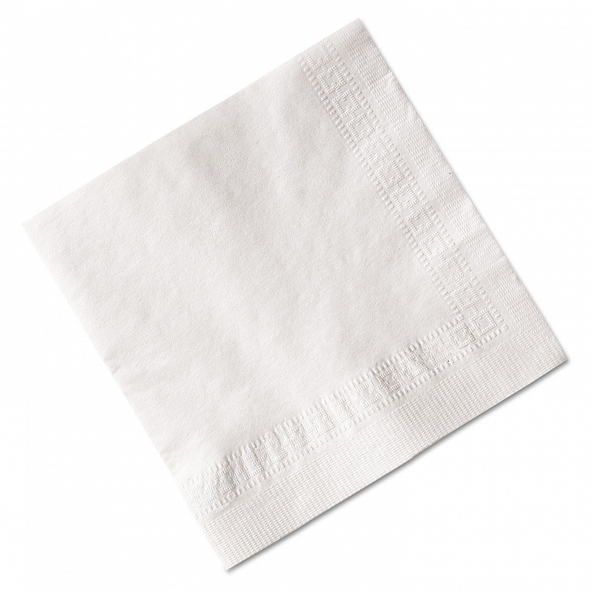 Advanced Beverage Napkins, 2-Ply, 9.25 x 9.25, Poly-Pack, White, 6,000/Carton (B1242)