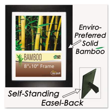 NuDell Bamboo Frame, 8 x 10, Black (14181)
