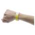 Advantus Crowd Management Wristbands, Sequentially Numbered, 9 3/4 x 3/4, Yellow, 500/PK (75512)