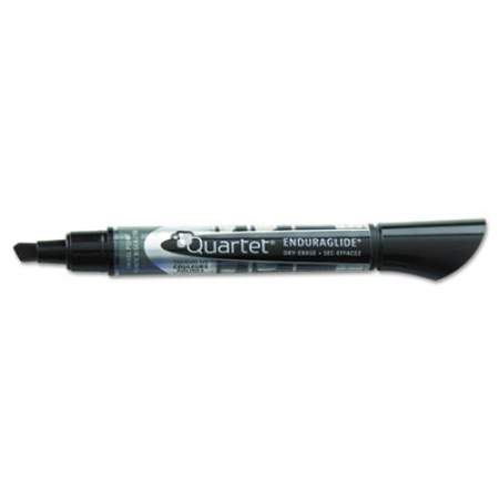 Quartet EnduraGlide Dry Erase Marker, Broad Chisel Tip, Black, Dozen (50012M)