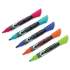 Quartet EnduraGlide Dry Erase Marker, Broad Chisel Tip, Nine Assorted Colors, 12/Set (500120M)