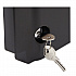 Locking Security Hood, 17.75w x 10.3h, Black (9T86BLA)