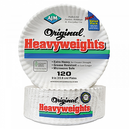 Original Heavyweights Paper Plates, 9