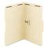 Smead Top Tab 2-Fastener Folders, 1/3-Cut Tabs, Legal Size, 11 pt. Manila, 50/Box (19537)