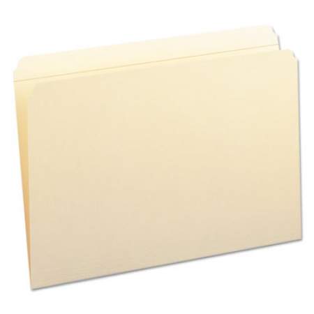 Smead Top Tab 1-Fastener Folders, Straight Tab, Legal Size, 11 pt. Manila, 50/Box (19510)