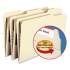 Smead Top Tab 1-Fastener Folders, 1/3-Cut Tabs, Legal Size, 11 pt. Manila, 50/Box (19534)