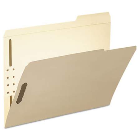 Smead Top Tab 2-Fastener Folders, 1/3-Cut Tabs, Right Position, Letter Size, 11 pt. Manila, 50/Box (14538)