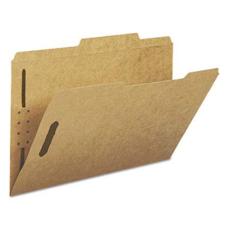 Smead Top Tab 2-Fastener Folders, 2/5-Cut Tabs, Right of Center, Legal Size, 17 pt. Kraft, 50/Box (19882)