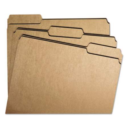 Smead Heavyweight Kraft File Folders, 1/3-Cut Tabs, Letter Size, 11 pt. Kraft, 100/Box (10734)