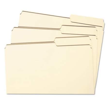 Smead Manila Guide Height Systems File Folders, 2/5-Cut Tabs, Right of Center, Letter Size, 100/Box (10385)
