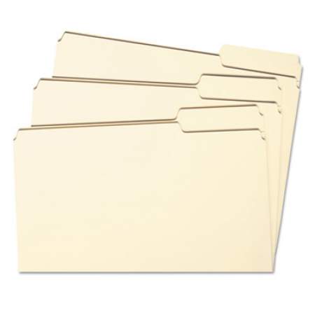 Smead Reinforced Tab Manila File Folders, 1/3-Cut Tabs, Right Position, Letter Size, 11 pt. Manila, 100/Box (10337)