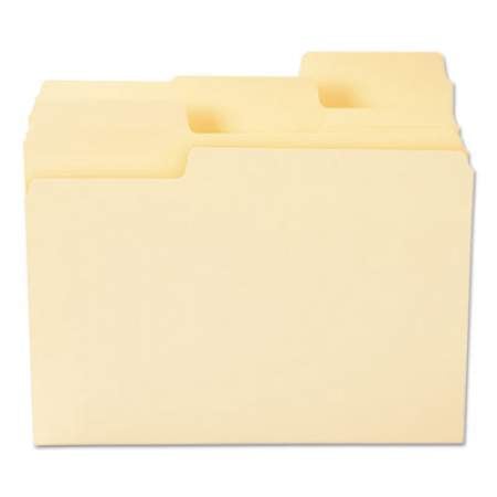 Smead SuperTab Top Tab File Folders, 1/3-Cut Tabs, Letter Size, 11 pt. Manila, 100/Box (10301)