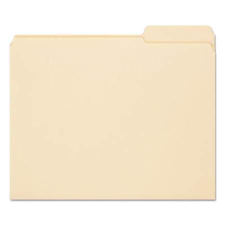 Smead Reinforced Tab Manila File Folders, 1/3-Cut Tabs, Right Position, Letter Size, 11 pt. Manila, 100/Box (10337)