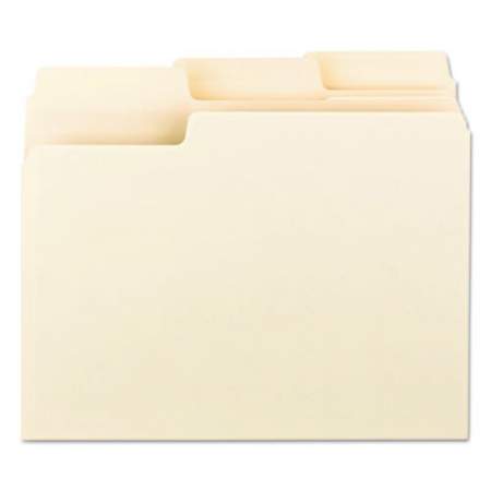 Smead Erasable SuperTab File Folders, 1/3-Cut Tabs, Letter Size, Manila, 24/Pack (10380)